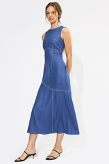 White Smoke Frances Sleeveless Maxi Dress Maxi Dress