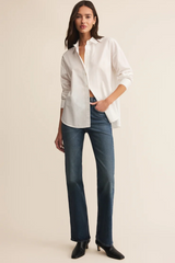 Light Gray Elevated Poplin Shirt Shirt