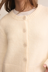 Wheat Breen Crop Cardigan Cardigan