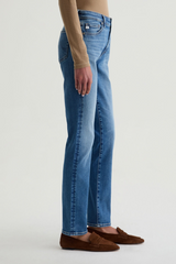 Antique White Mari Mid Rise Straight | Charmed Jeans