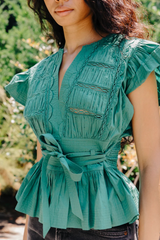 Sea Green Madelyn Top Top