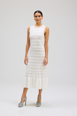 Light Gray Jasper Dress Midi Dress