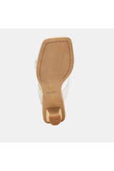 Lavender Brevel Vinyl Heels | Crystal Jelly Heel