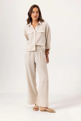 Lavender Weave Simona Shirt Top