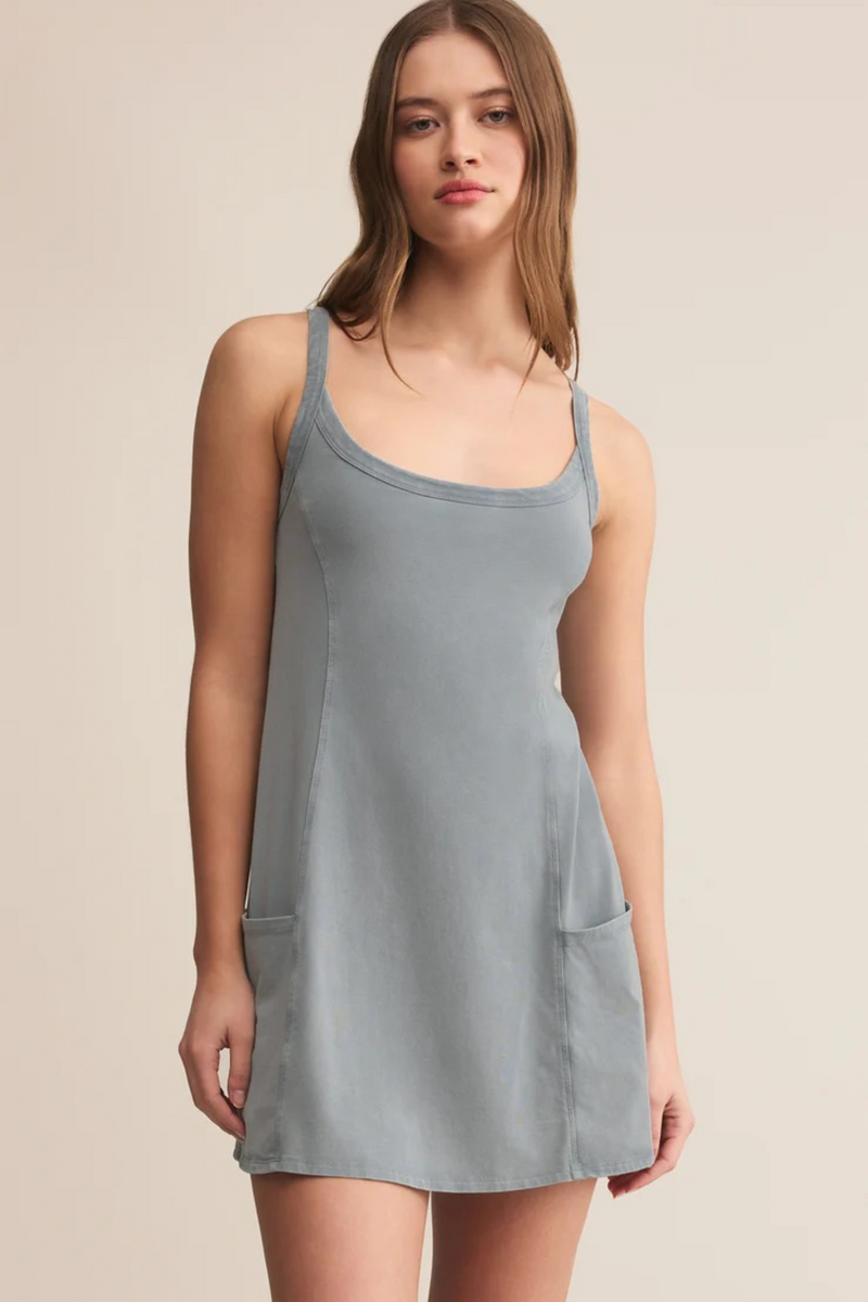Light Gray Jet Set Mini Dress Mini Dress