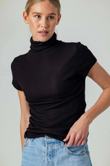 Black Archer Tee Top