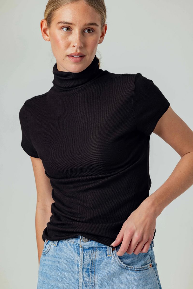 Black Archer Tee Top