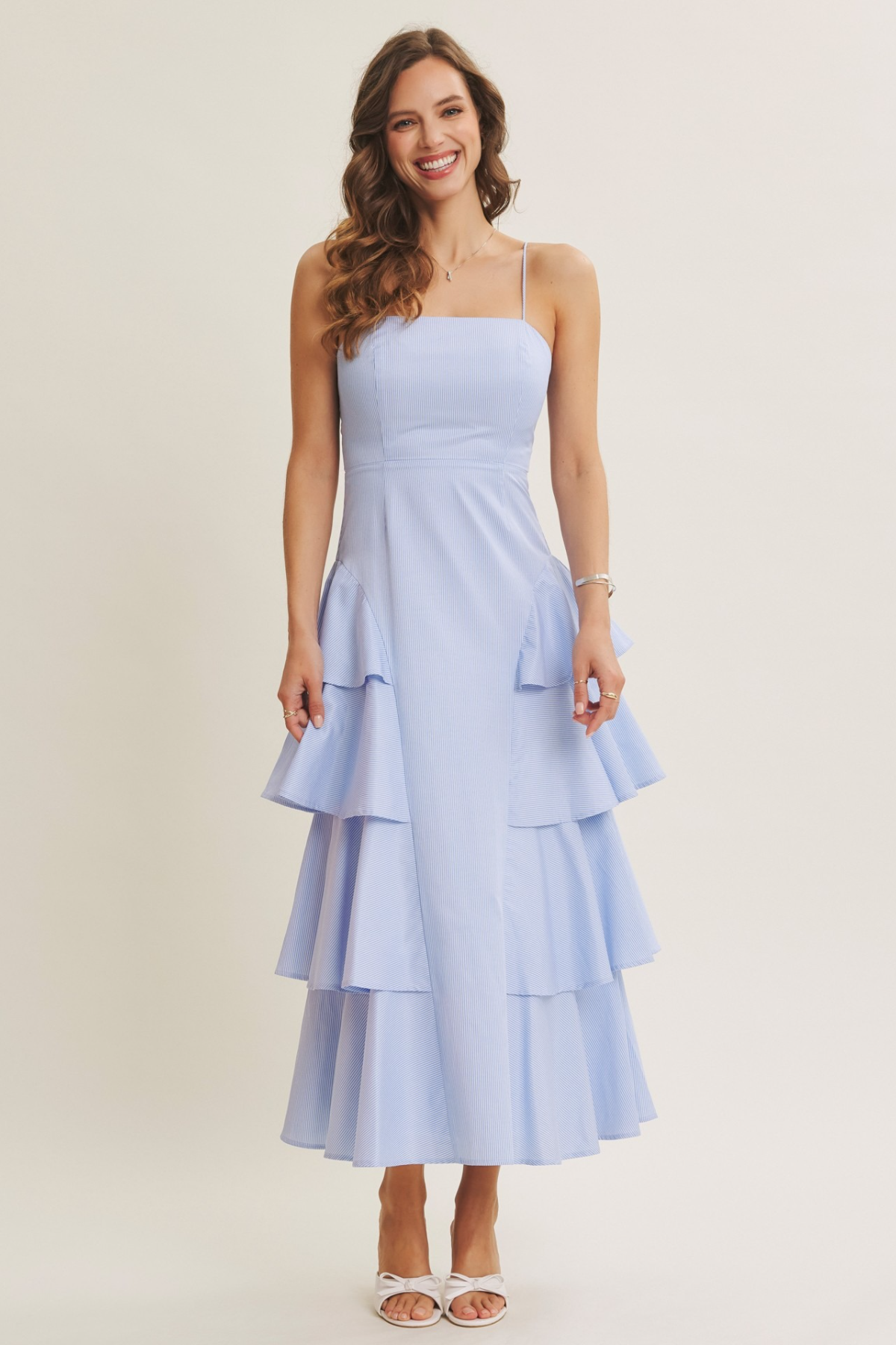 breezy maxi dress Breezy Belle Maxi Dress Light Blue / L