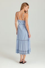 Light Gray Haven Dress Midi Dress