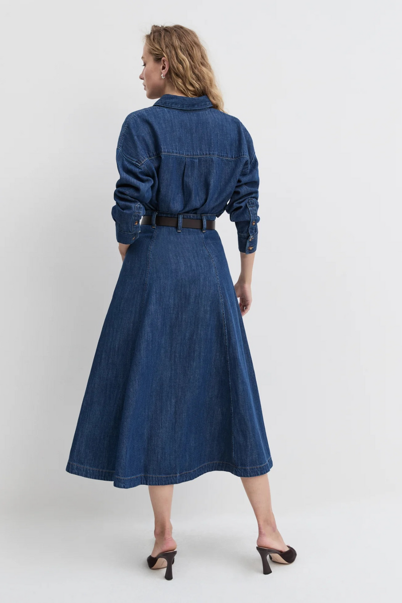 Dark Slate Gray The Lila Skirt Maxi Skirt