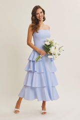 Light Gray Breezy Belle Maxi Dress Maxi Dress