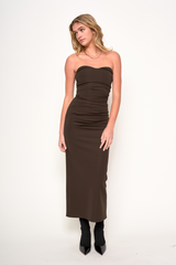 Dark Slate Gray Lavene Dress Maxi Dress