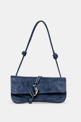 Dark Slate Gray Alice Slant Baguette purse