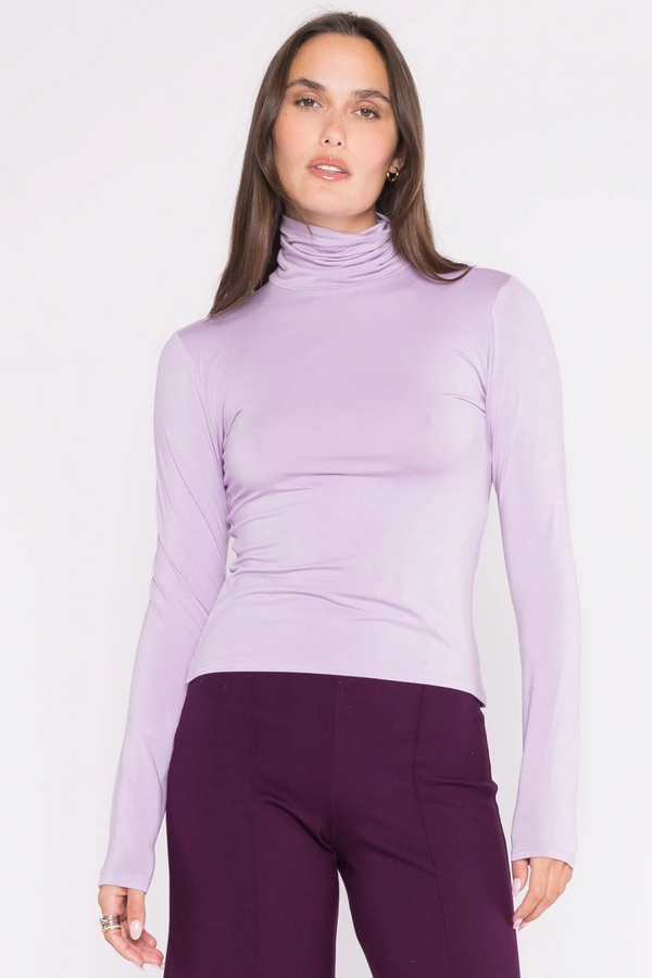 Dark Slate Gray Ripley Turtleneck Top