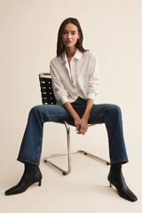 Light Gray Elevated Poplin Shirt Shirt