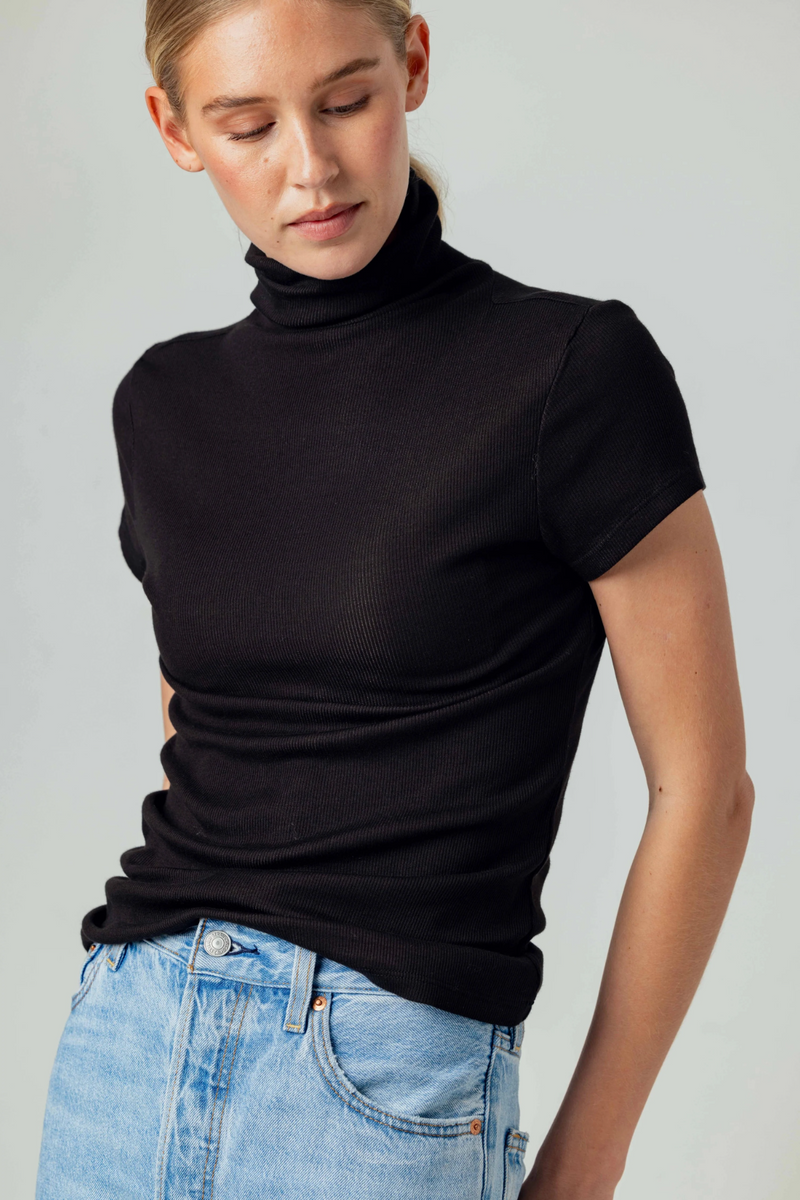 Black Archer Tee Top