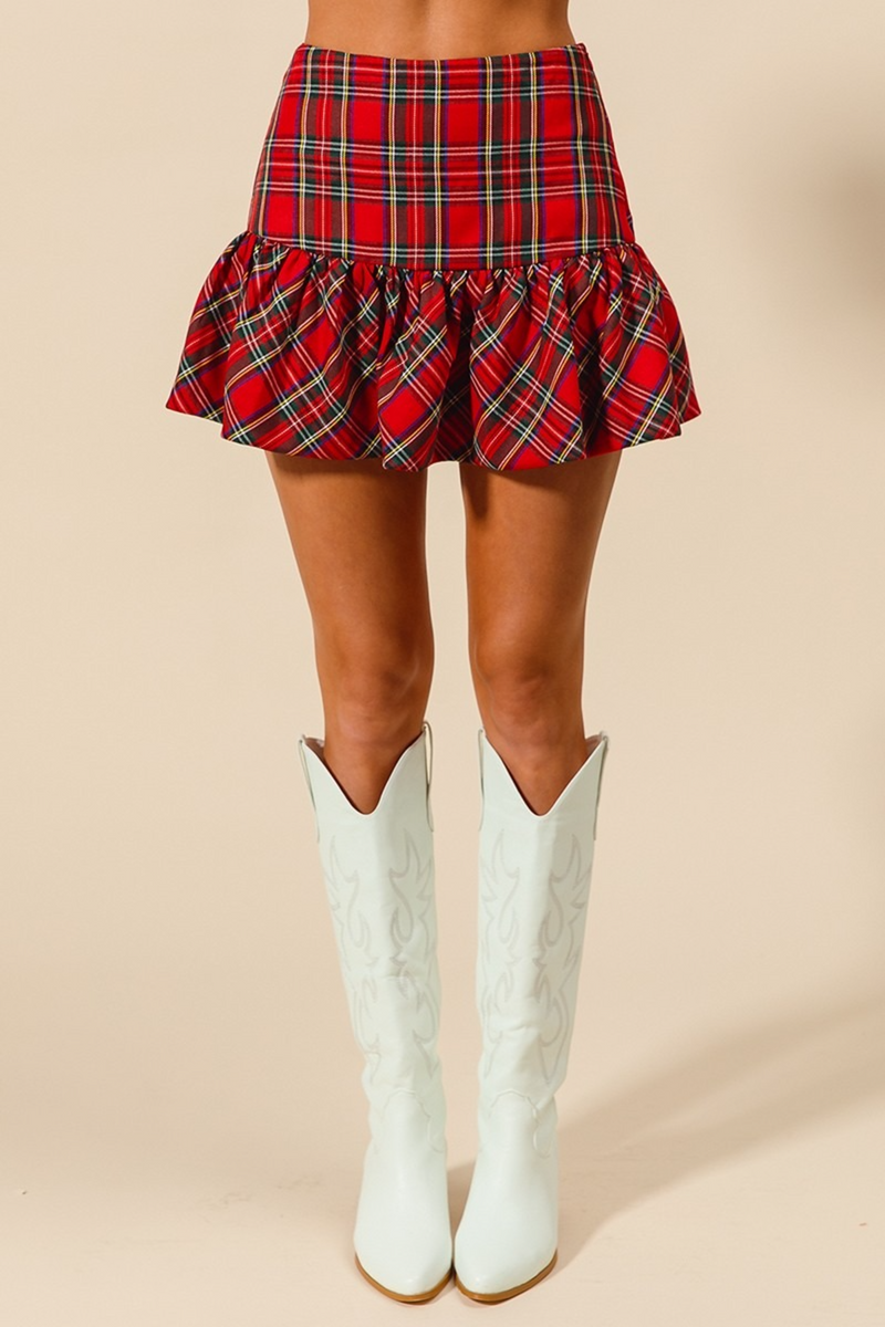 Wheat Merry Mini Balloon Skirt Mini Skirt