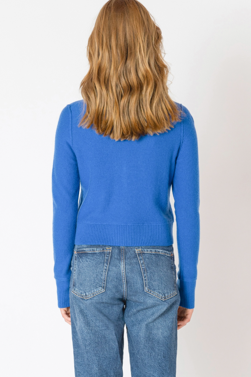 Lavender Easy Crewneck Cardigan Cardigan