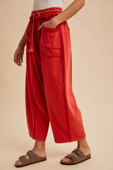 Tan Urban Drift Barrel Pant Pant