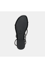Lavender Kenley Sandals | Black Leather Sandal