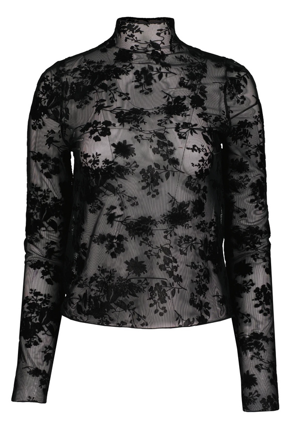 Dark Slate Gray Spencer Funnel Neck Top