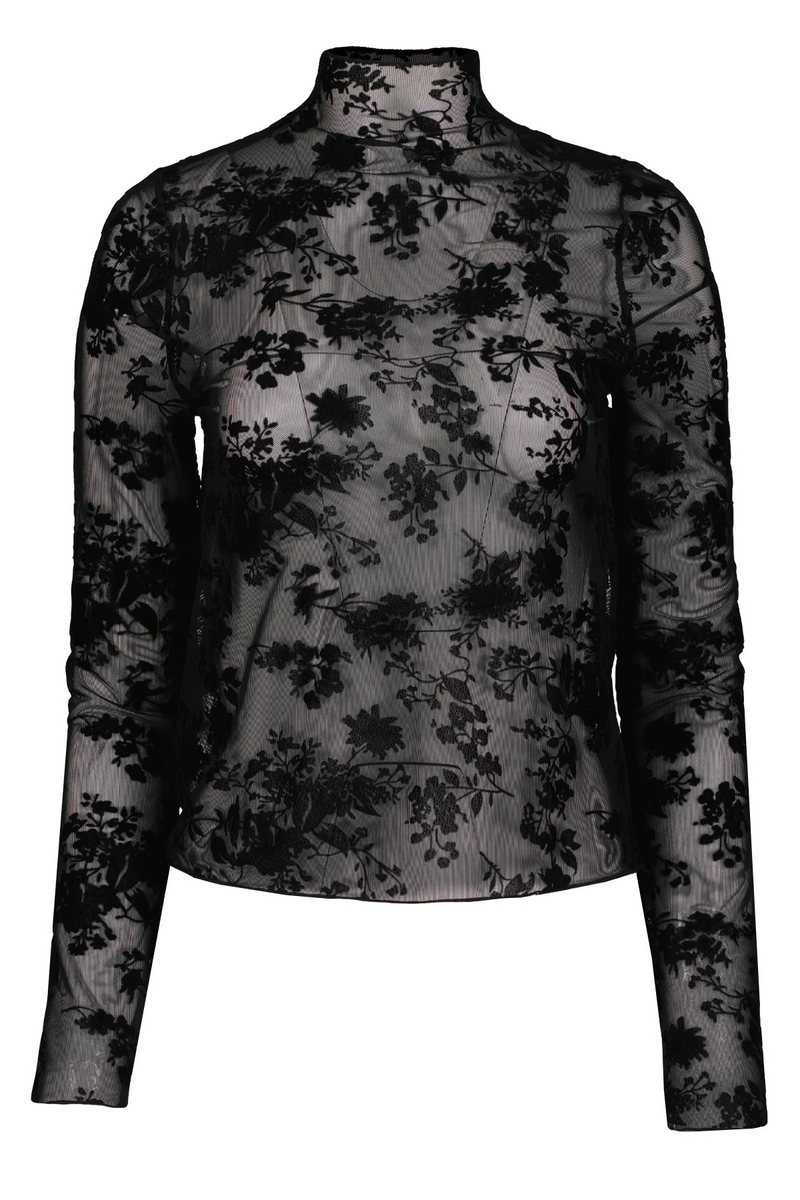 Dark Slate Gray Spencer Funnel Neck Top