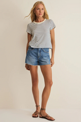 Light Gray Junie Striped Tee Tee
