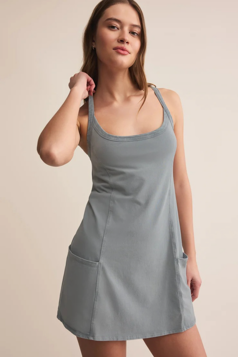 Light Gray Jet Set Mini Dress Mini Dress