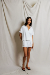 Gray Charlie Tennessee Jersey Collared Tee Top
