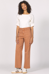 Antique White Kera Mixed Media Top Top