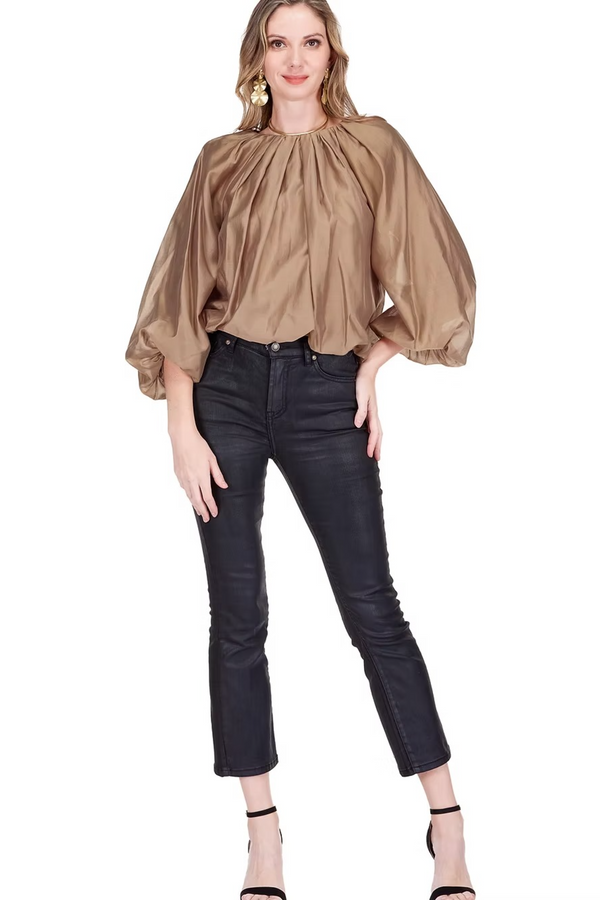 Rosy Brown Balloon Top Top