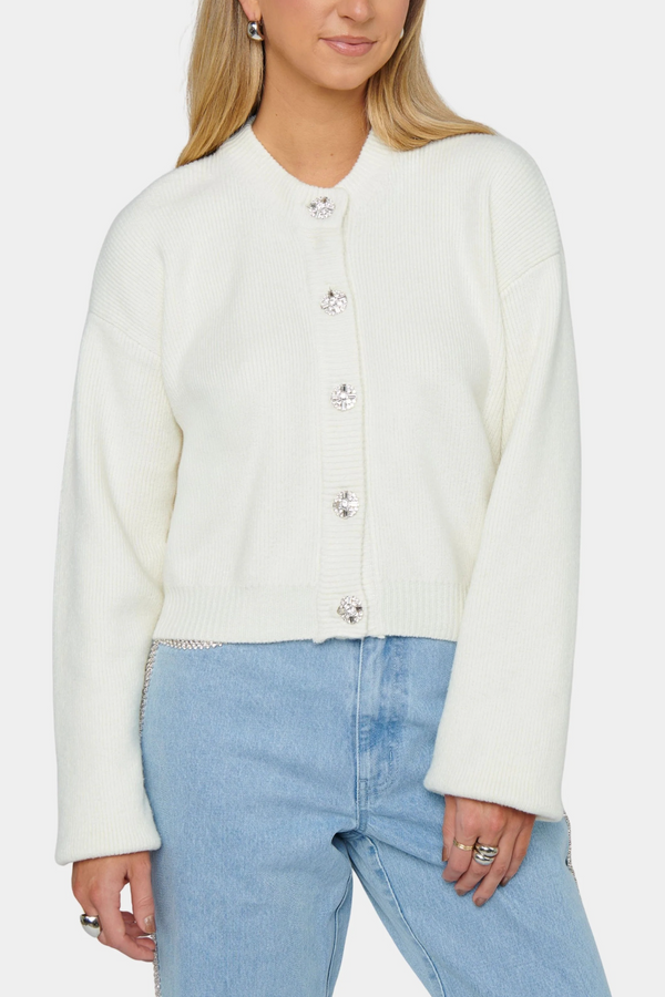 Beige Maggie Cardigan Cardigan
