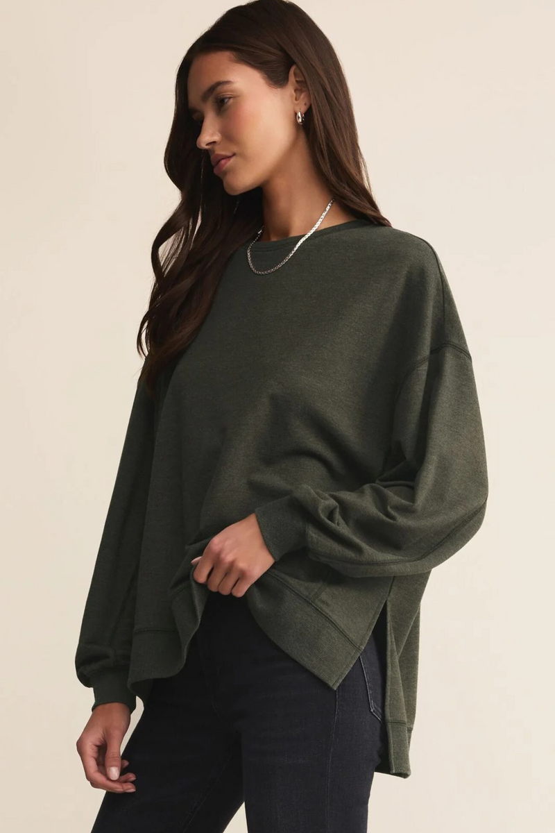 Dark Slate Gray Modern Weekender Sweatshirt