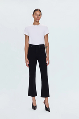 Lavender Lennon High Rise Crop Boot Jean | Noir Jeans