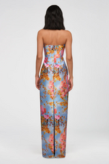 Lavender Cleo | Strapless Column Gown Formal Dress