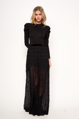 Black Mia Skirt Maxi Skirt
