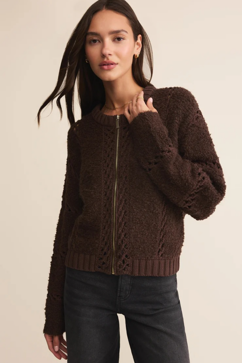 Light Gray Sundance Sweater Jacket Jacket