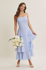 Light Gray Breezy Belle Maxi Dress Maxi Dress