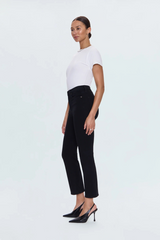 Lavender Lennon High Rise Crop Boot Jean | Noir Jeans
