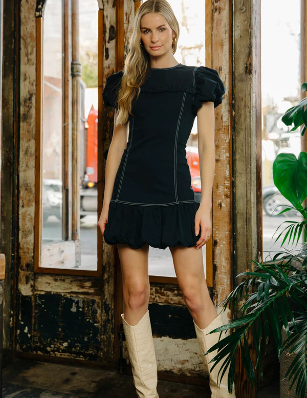 Black Adele Mini Dress Mini Dress