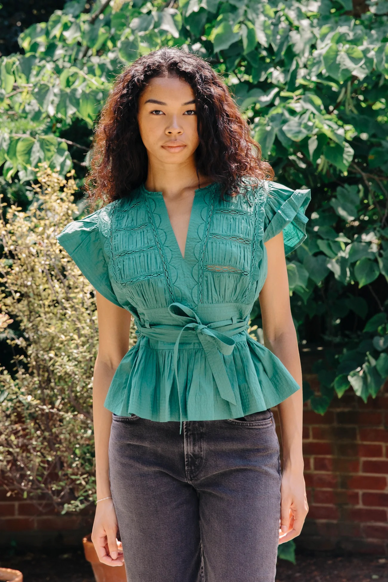 Dark Slate Gray Madelyn Top Top