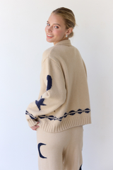 Light Gray Harvest Zip Sweater Jacket Jacket