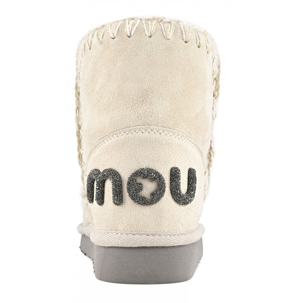 Light Gray Eskimo 18 Glitter Logo Mou | Chalk Boots