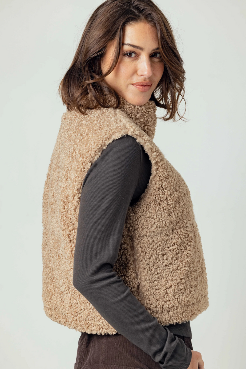 Dark Slate Gray Cecily Vest Vest