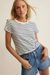 Antique White Junie Striped Tee Tee