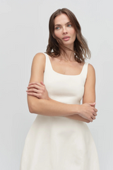 Light Gray The Morgan Dress Mini Dress
