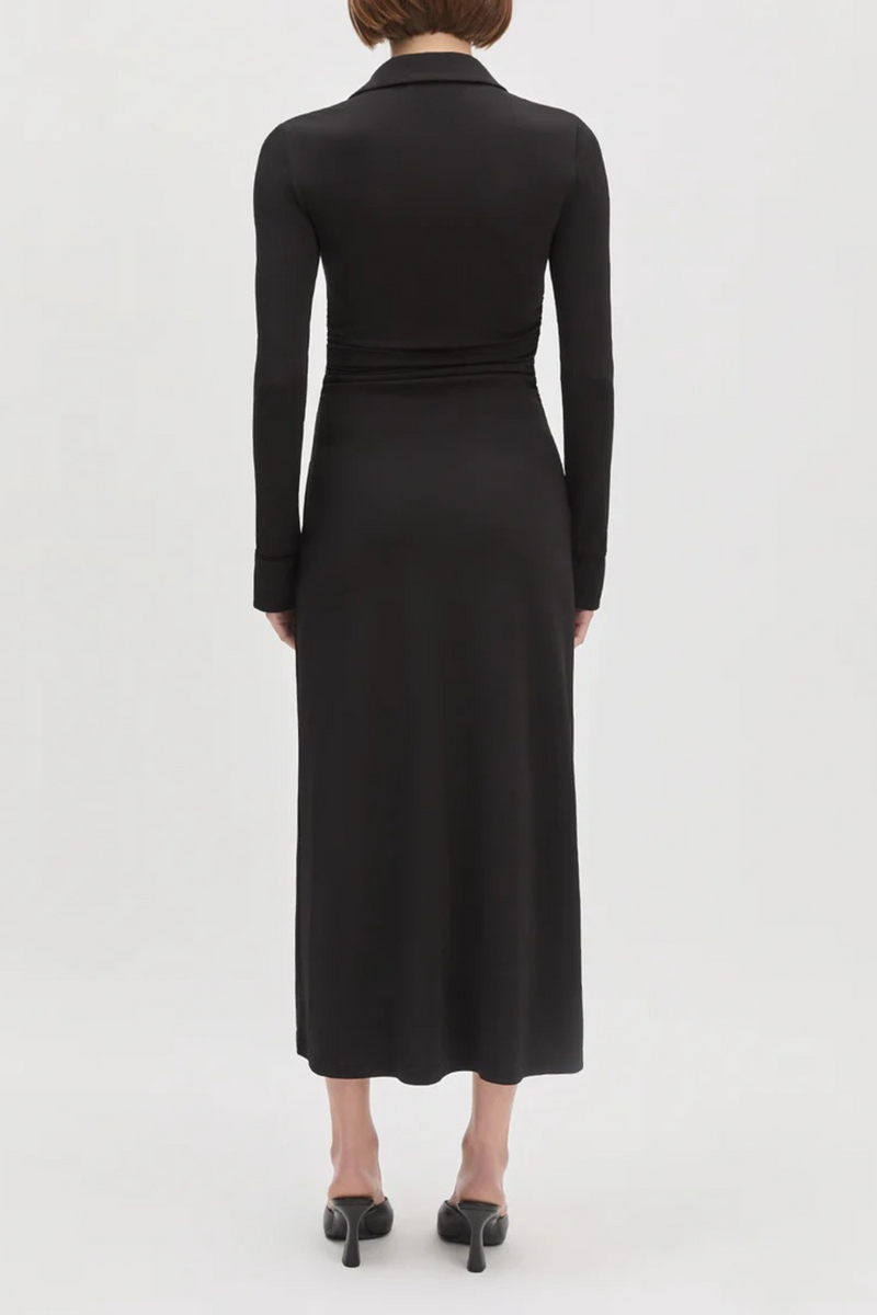 Dark Slate Gray The Naomi Dress Midi Dress