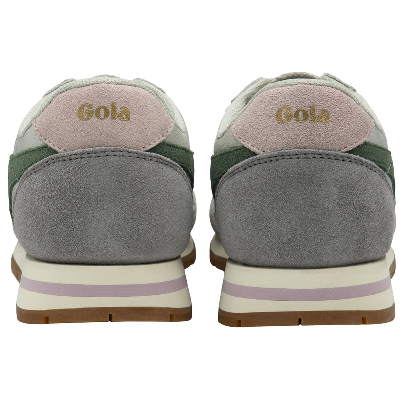 Dim Gray Daytona Blaze Sneaker | Silver/Evergreen/Chalk Pink Sneaker
