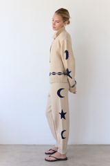 Light Gray Harvest Zip Sweater Jacket Jacket