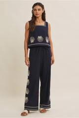 Light Gray Shore Thing Linen Pants Pant